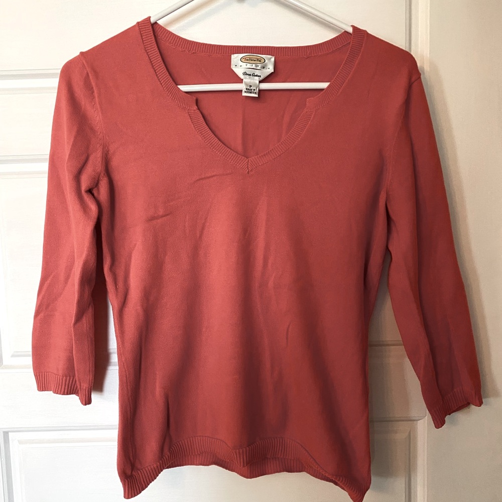 🍣 3/4 sleeve Talbots sweater 🍣